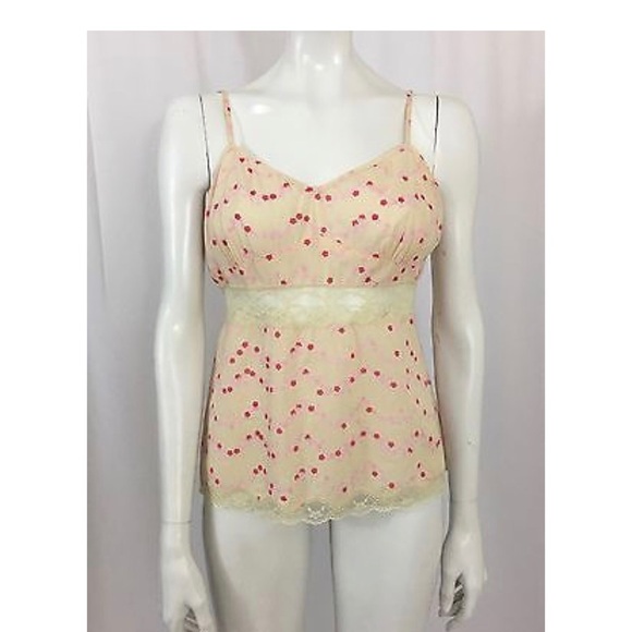 Express Design Studio Pink Blush Floral Cami Top M - Picture 1 of 5